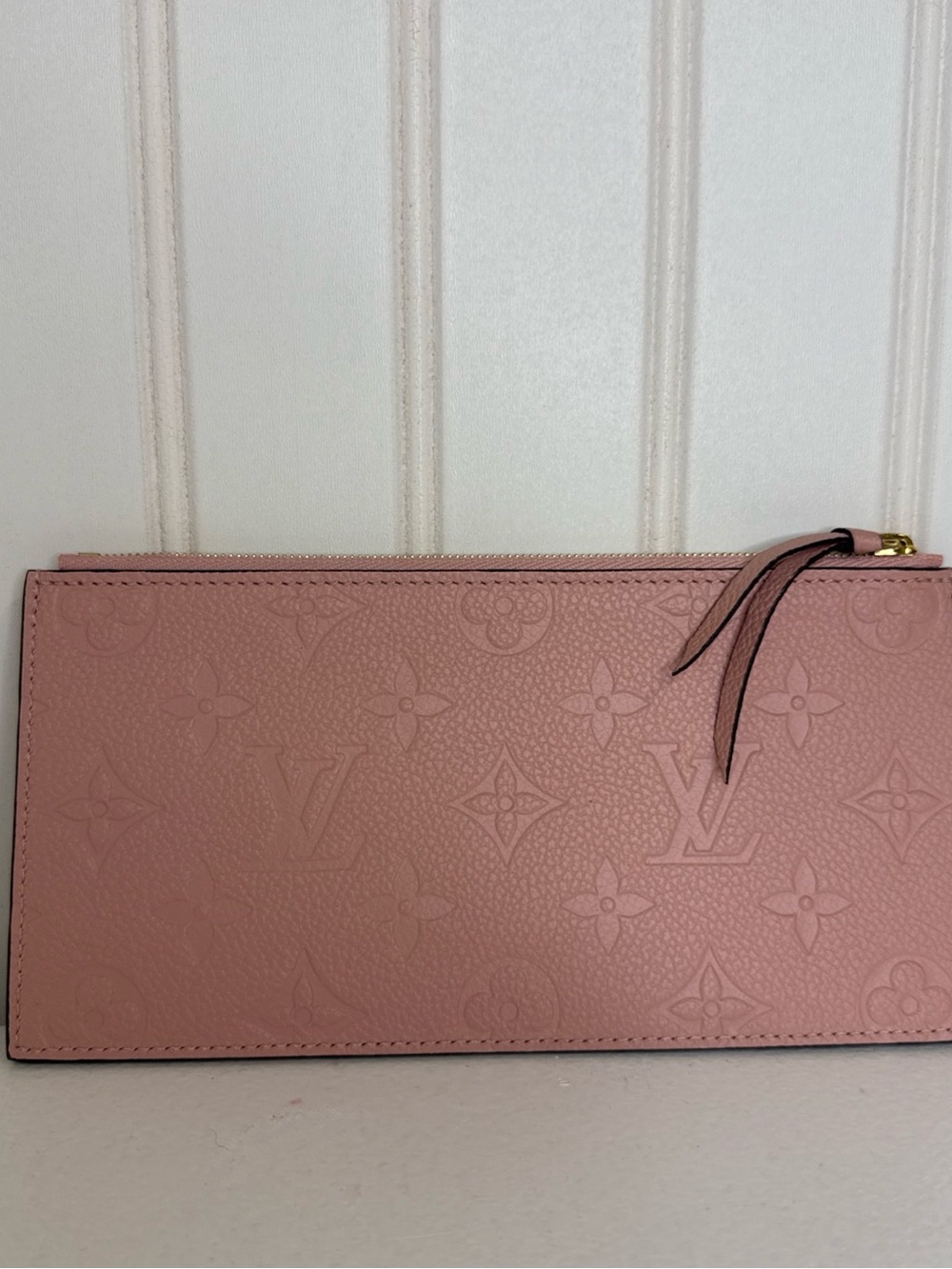 Louis Vuitton Felicie Zipper Insert Empreinte Accessories Pouch Pink Wallet